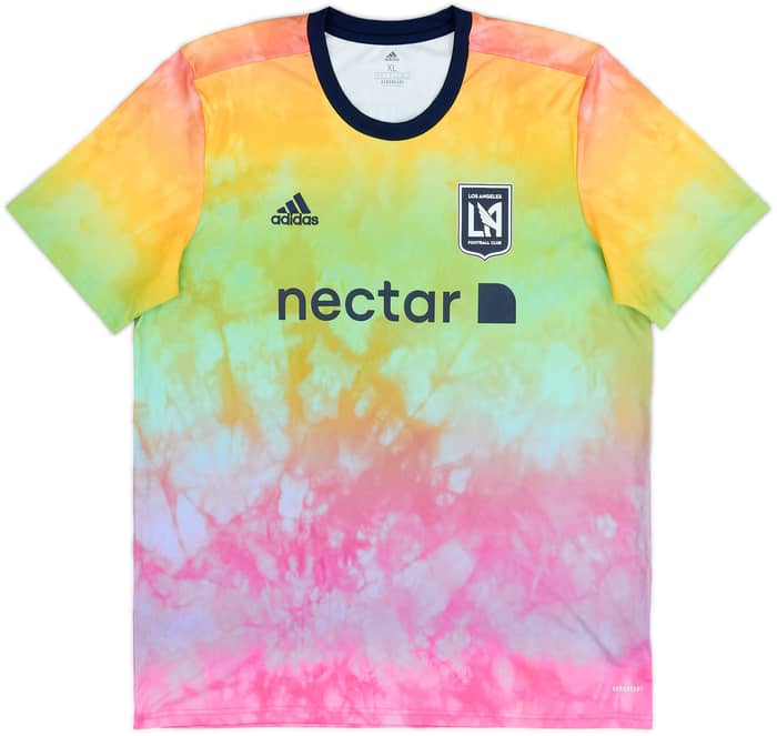 2021 Los Angeles FC adidas "Love Unites" Pre-Match Shirt - 10/10 - (XL)