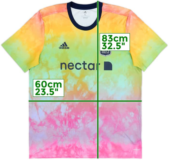 2021 Los Angeles FC adidas "Love Unites" Pre-Match Shirt - 10/10 - (XL)