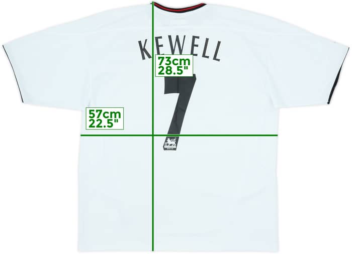 2003-04 Liverpool Away Shirt Kewell #7 - 5/10 - (L)