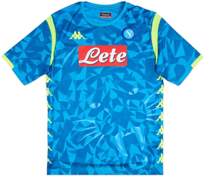 2018-19 Napoli Basic European Home Shirt - 8/10 - (XL)