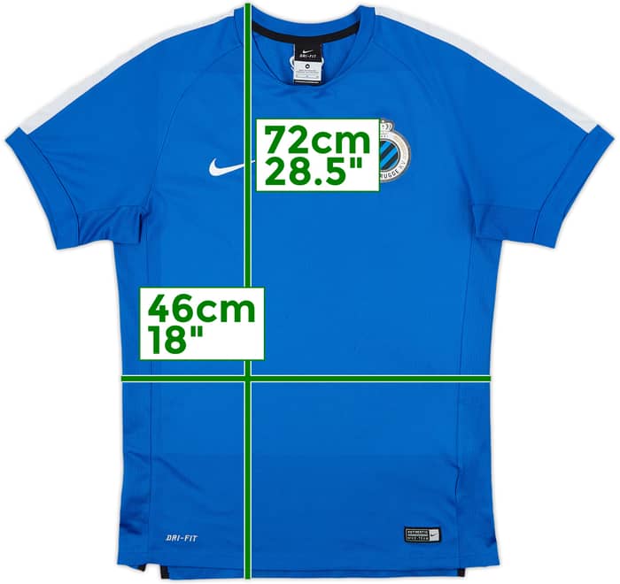 2015-16 Club Brugge Nike Training Shirt - 8/10 - (M)
