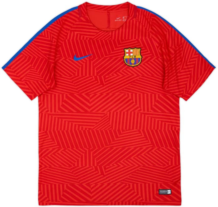 2016-17 Barcelona Nike Training Shirt - 8/10 - (L)