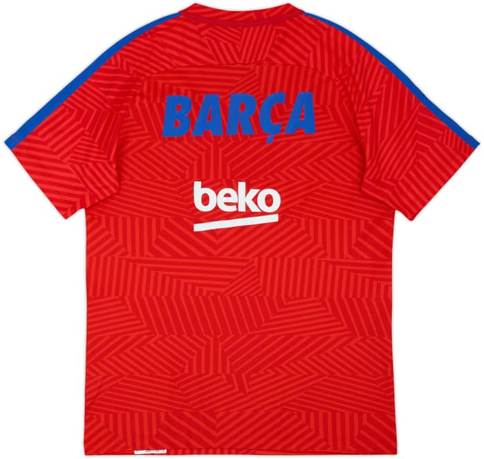 2016-17 Barcelona Nike Training Shirt - 8/10 - (L)