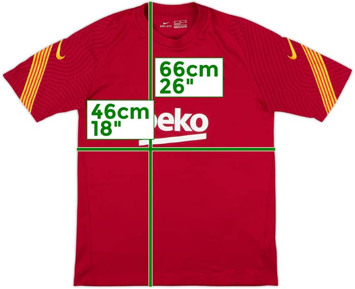 2020-21 Barcelona Nike Training Shirt - 9/10 - (13-15 Years)