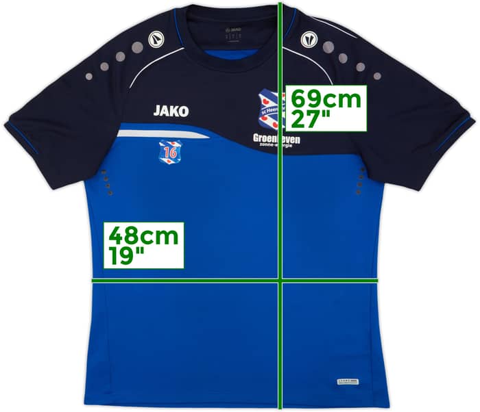 2018-19 Heerenveen Jako Player Issue Training Shirt #16 - 6/10 - (M)