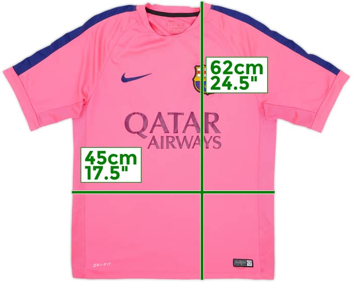 2014-15 Barcelona Nike Training Shirt - 7/10 - (M)