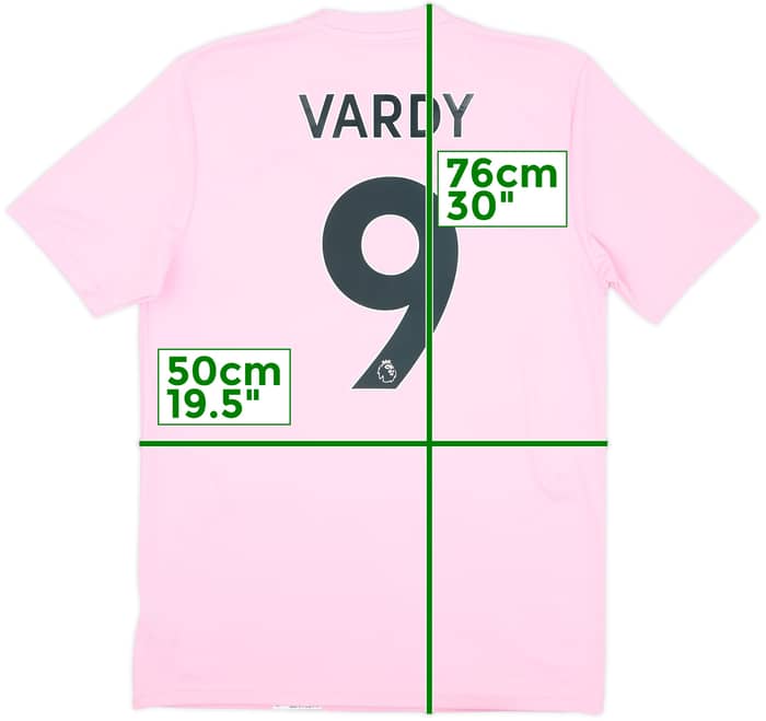 2019-20 Leicester Third Shirt Vardy #9 - 8/10 - (M)