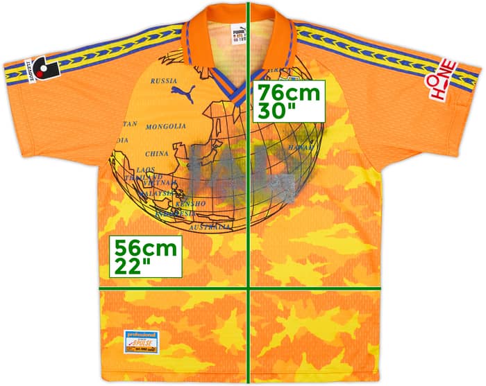 1997-98 Shimizu S-Pulse Home Shirt - 4/10 - (L)