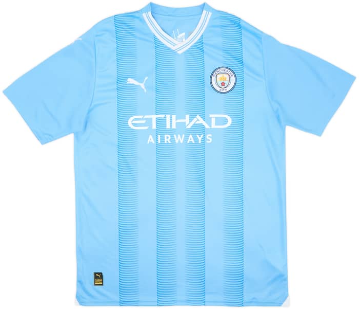 2023-24 Manchester City Home Shirt De Bruyne #17 - 9/10 - (XXL)