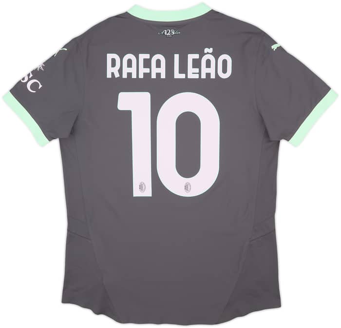 2024-25 AC Milan Auhtentic Third Shirt Rafa Leao #10 - 9/10 - (L)
