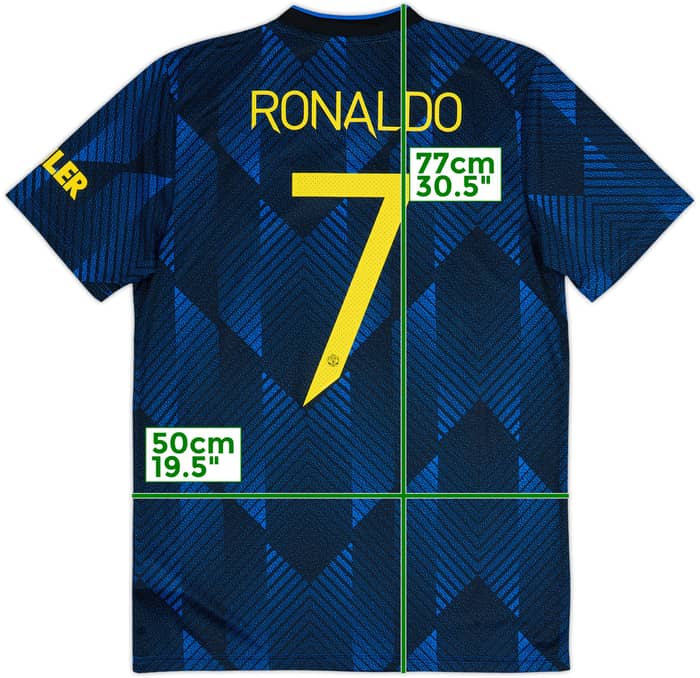 2021-22 Manchester United Third Shirt Ronaldo #7 - 9/10 - (M)
