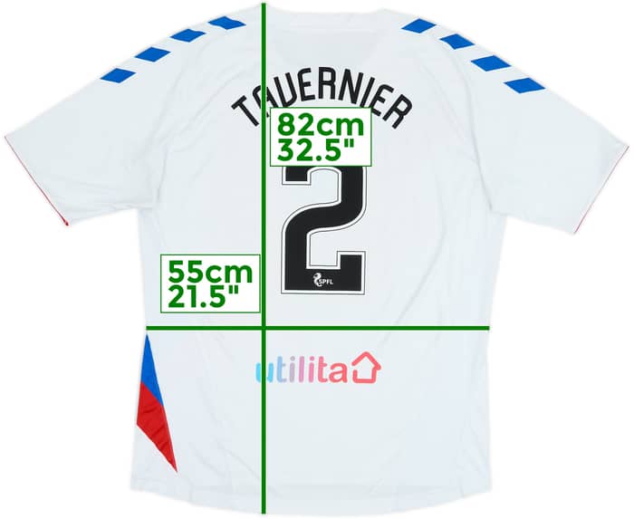 2018-19 Rangers Away Shirt Tavernier #2 - 6/10 - (L)