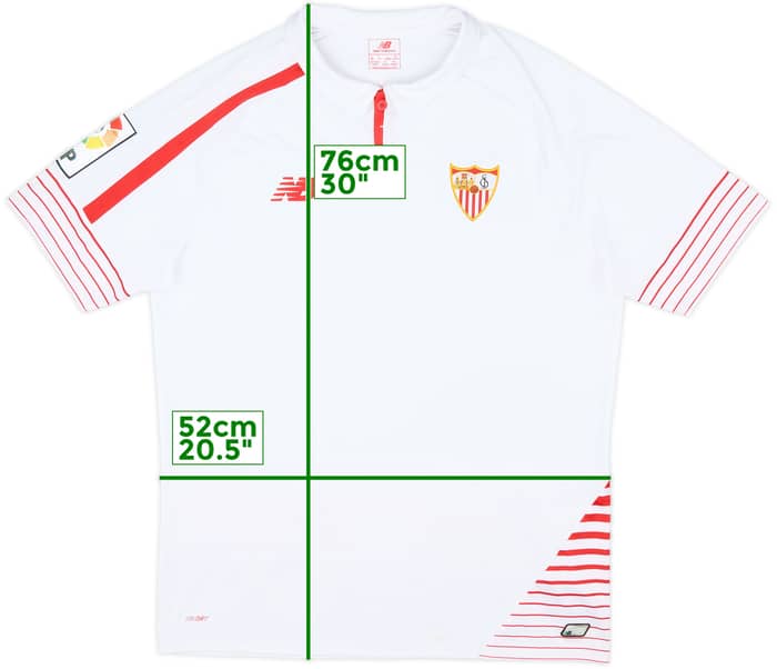 2015-16 Sevilla Home Shirt - 6/10 - (L)