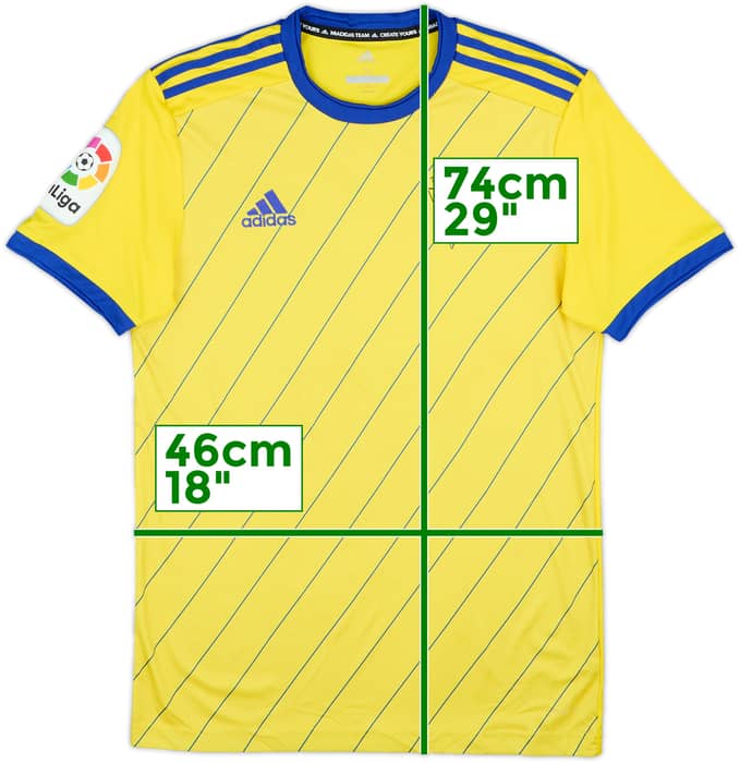 2018-19 Cadiz Home Shirt - 9/10 - (S)