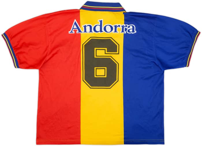 2001-02 FC Andorra Home Shirt #6 - 7/10 - (S)