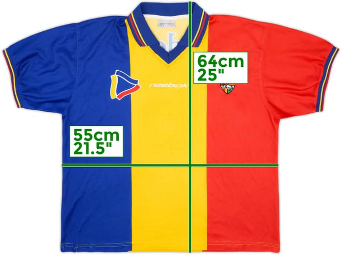 2001-02 FC Andorra Home Shirt #6 - 7/10 - (S)