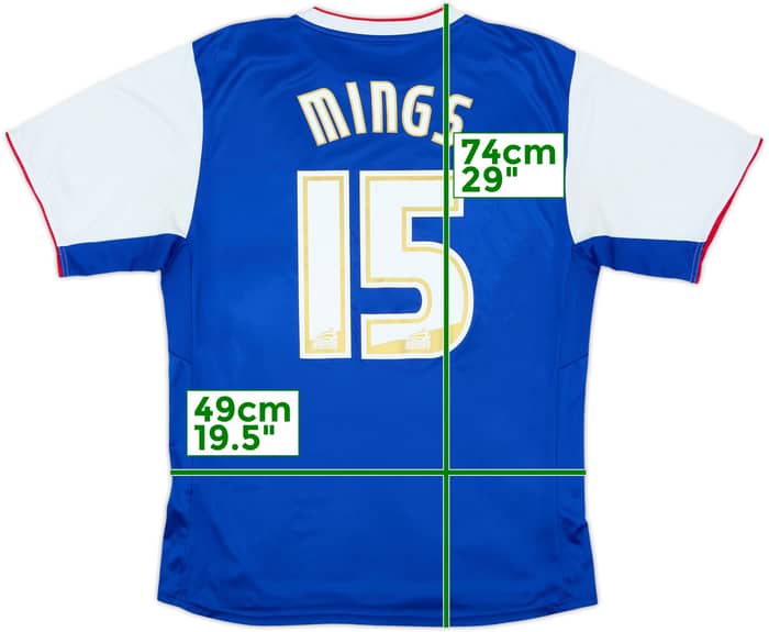 2013-14 Ipswich Town Home Shirt Mings #15 - 8/10 - (L)