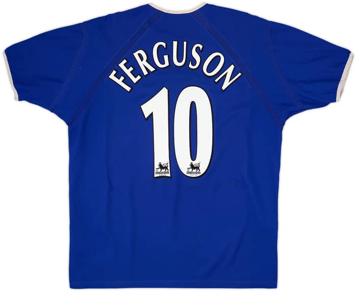 2003-04 Everton Home Shirt Ferguson #10 - 8/10 - (L)