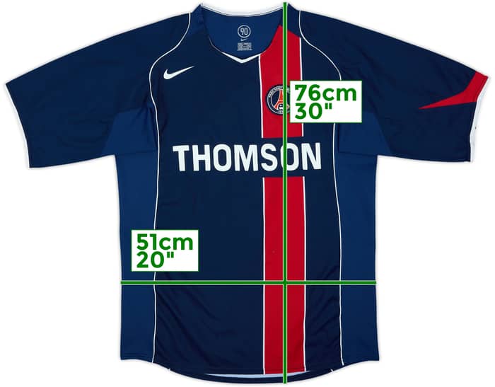 2004-05 Paris Saint-Germain Home Shirt - 5/10 - (M)