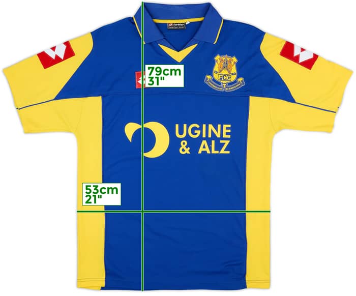 2003-04 Gueugnon Youth Match Issue Away Shirt #2