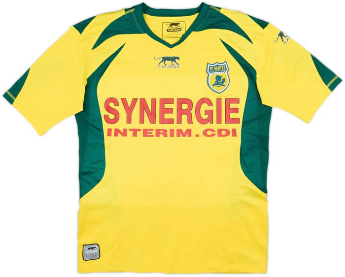 2007-08 Nantes Home Shirt Cetto #4 - 7/10 - (L)