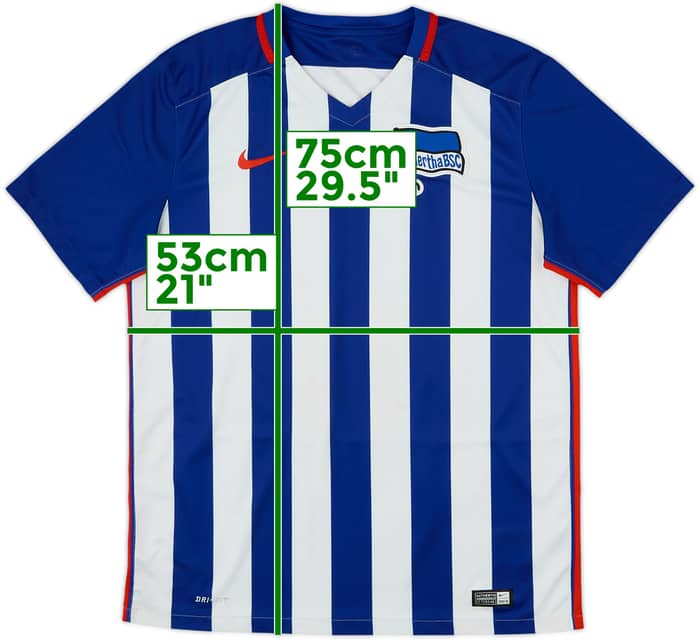 2015-16 Hertha Berlin Home Shirt - 4/10 - (L)