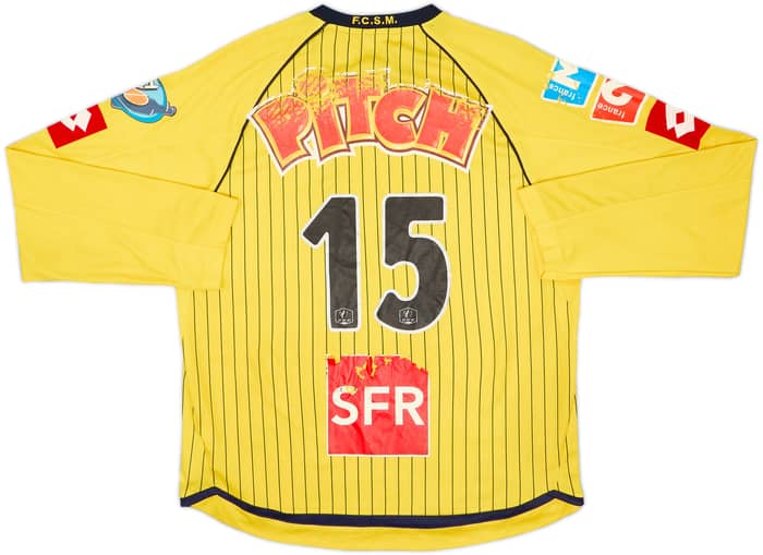 2009-10 Sochaux Coupe De France Match Issue Home L/S Shirt #15