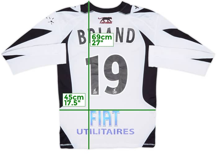 2006-07 Stade Rennais Match Issue Away L/S Shirt Briand #19