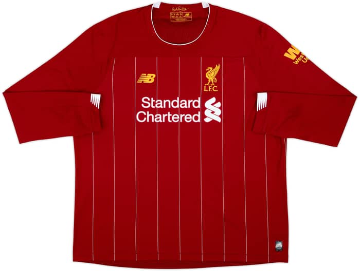 2019-20 Liverpool Home L/S Shirt Champions of Europe #6 - 7/10 - (XXL)