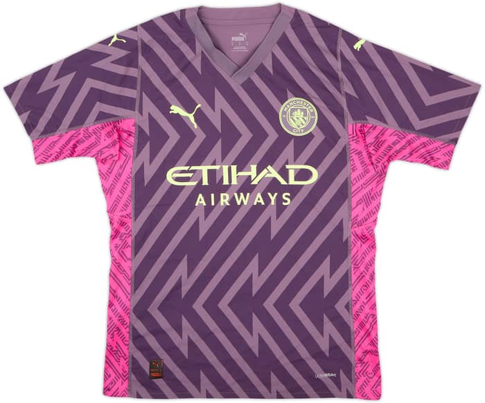 2023-24 Manchester City Youth Match Issue GK S/S Shirt #63