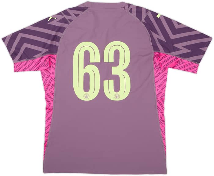 2023-24 Manchester City Youth Match Issue GK S/S Shirt #63