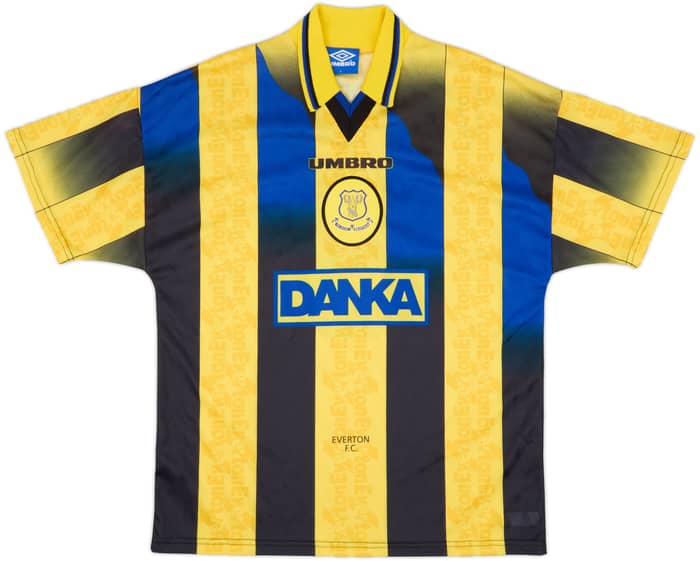 1996-98 Everton Away Shirt Ferguson #9 - 9/10 - (L)