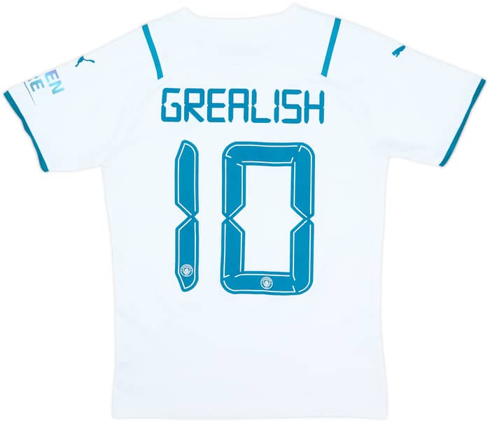 2021-22 Manchester City Away Shirt Grealish #10 - 9/10 - (S)