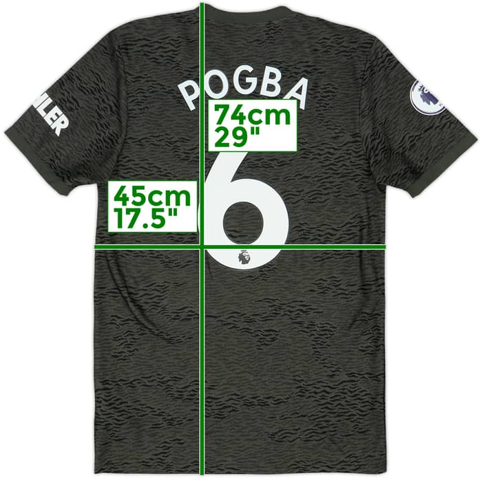 2020-21 Manchester United Away Shirt Pogba #6 - 10/10 - (S)