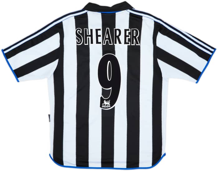 1999-00 Newcastle Home Shirt Shearer #9 - 7/10 - (L)