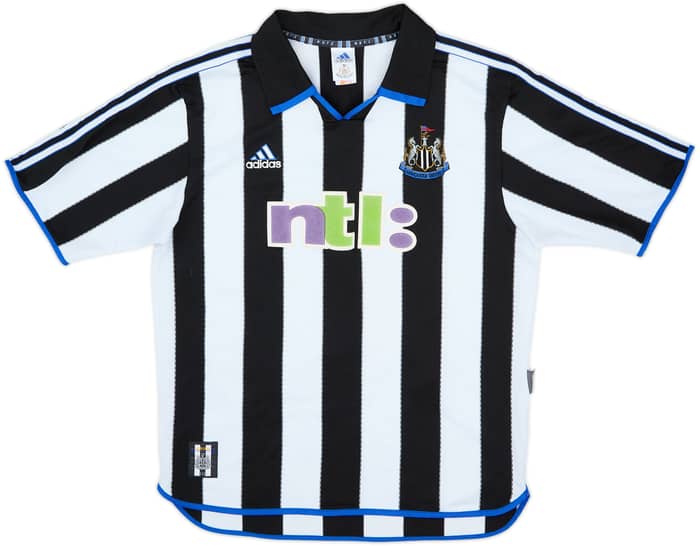 1999-00 Newcastle Home Shirt Shearer #9 - 7/10 - (L)