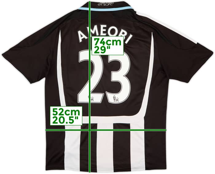 2007-09 Newcastle Home Shirt Ameobi #23 - 6/10 - (M)