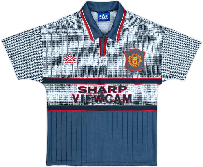 1995-96 Manchester United Away Shirt Cantona #7 - 9/10 - (Y)