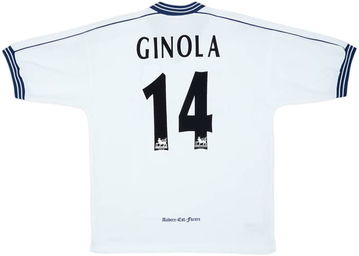 1997-99 Tottenham Home Shirt Ginola #14 - 9/10 - (L)
