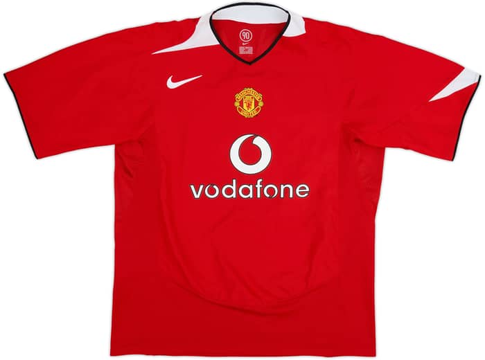 2004-06 Manchester United Home Shirt Ronaldo #7 - 8/10 - (XL)