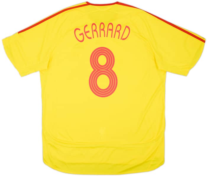 2006-07 Liverpool Camiseta Visitante Gerrard #8 - 8/10 - (XL)