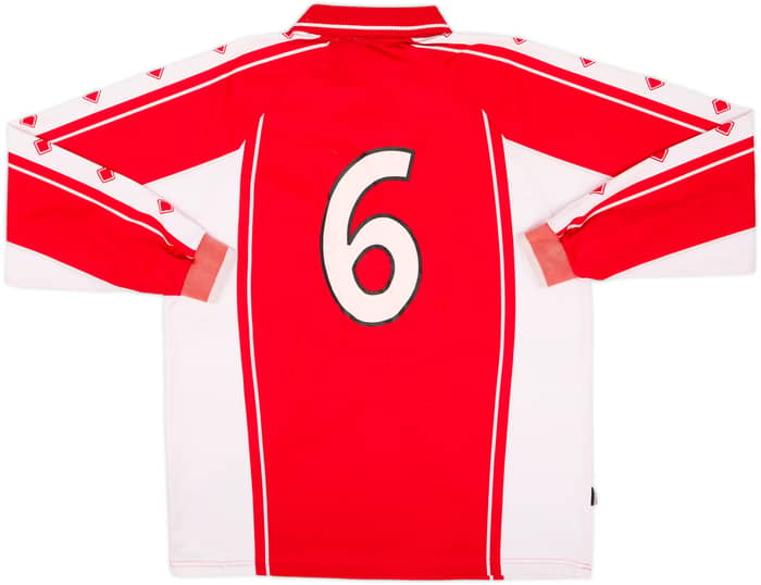 2009-10 Reims Sainte-Anne Match Issue Home L/S Shirt #6