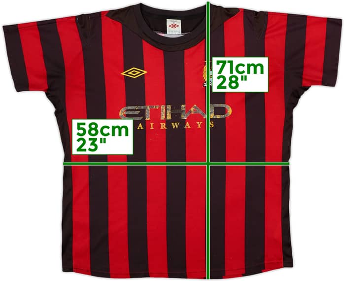 2011-12 Manchester City Away Shirt - 4/10 - (XL)