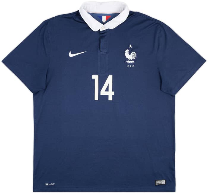 Camiseta de local de Francia 2014-15 Matuidi #14 - 5/10 - (XL)