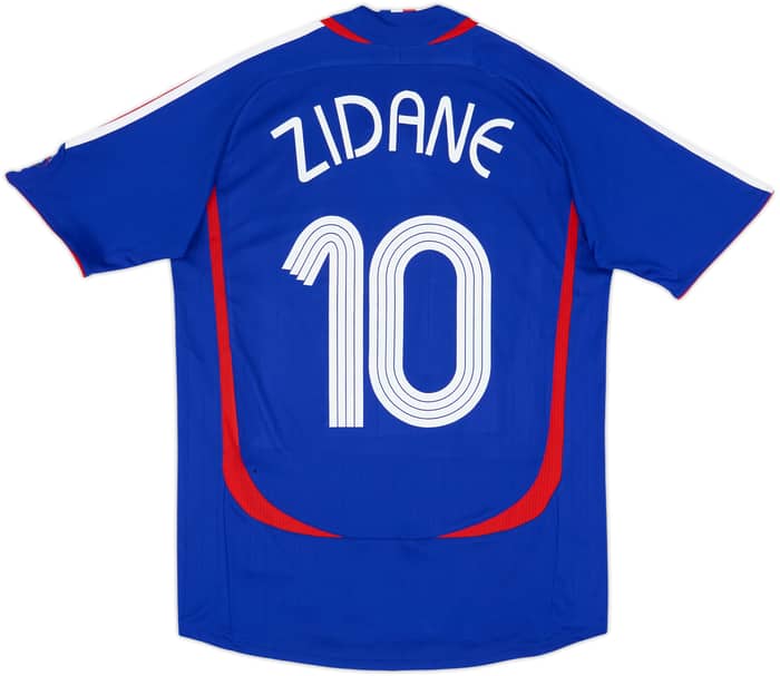 2006-07 France Home Shirt Zidane #10 - 6/10 - (M)