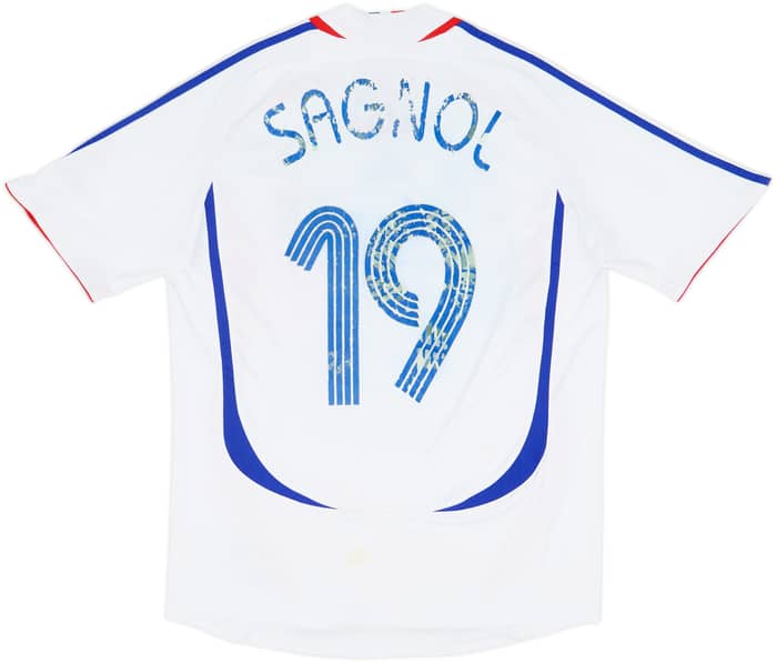 Camiseta de visitante de Francia 2006 Sagnol #19 - 4/10 - (L)