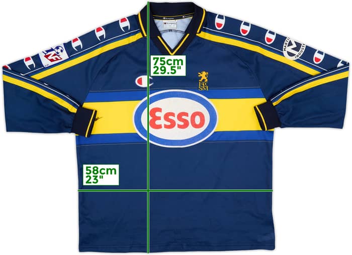 2000-01 Sochaux Home L/S Shirt #9 - 7/10 - (XL)