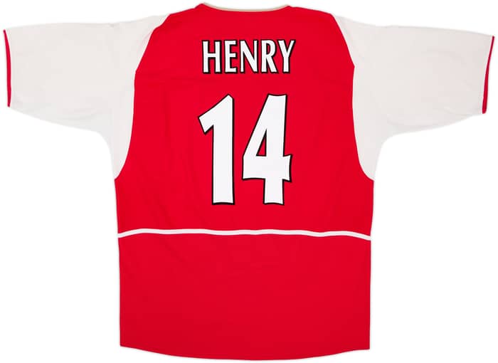 2002-04 Arsenal Camiseta Local Henry #14 - 6/10 - (XXL)