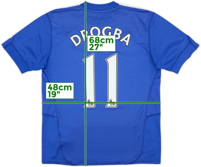 2009-10 Chelsea Home Shirt Drogba #11 - 8/10 - (XL.Boys)