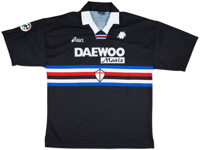 1998-99 Sampdoria Third Shirt Mannini #5 - 8/10 - (XL)